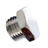 Parallel male plug nickel plated brass 1/4